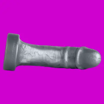 Hankey's Toys Captain's Hook Prostate Dildo, extreme curve | Dark-Ink