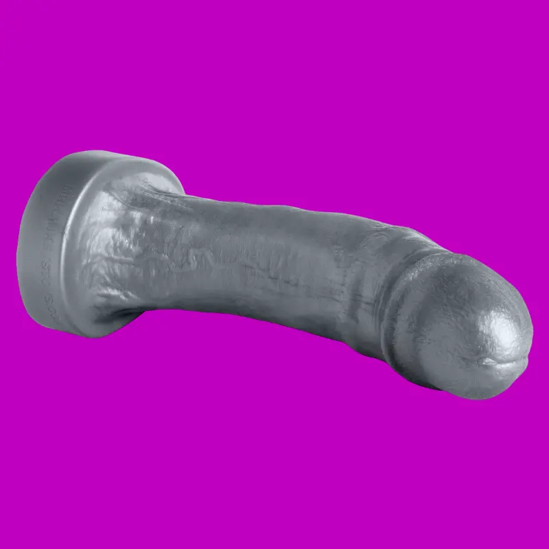 Hankey's Toys Captain's Hook Prostate Dildo, extreme curve | Dark-Ink