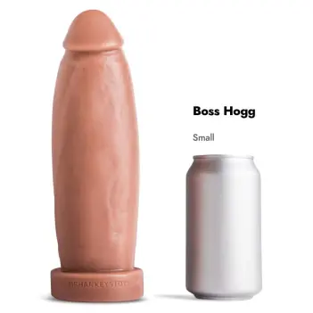 Gode réaliste Boss Hogg Hankey's Toys, Vac-U-Lock 5 tailles | Dark-Ink