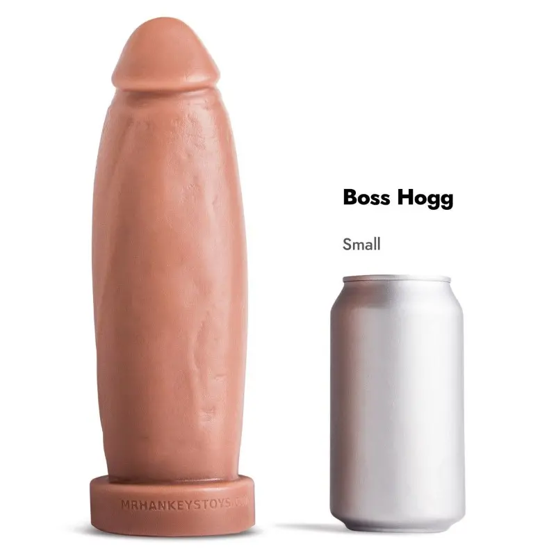 Gode réaliste Boss Hogg Hankey's Toys, Vac-U-Lock 5 tailles | Dark-Ink