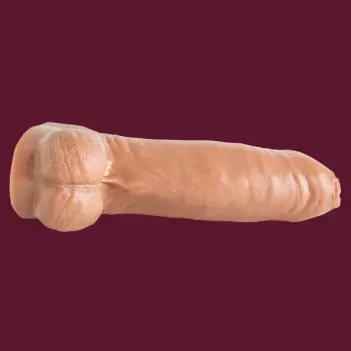 Hankey's Toys Chorizo N' Eggs Silicone Dildo, 5 sizes | Dark-Ink