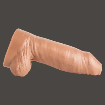 Hankey's Toys Chorizo N' Eggs Silicone Dildo, 5 sizes | Dark-Ink