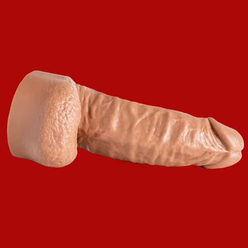 Hankey's Toys CockMaker Realistic Silicone Dildo, 4 sizes | Dark-Ink