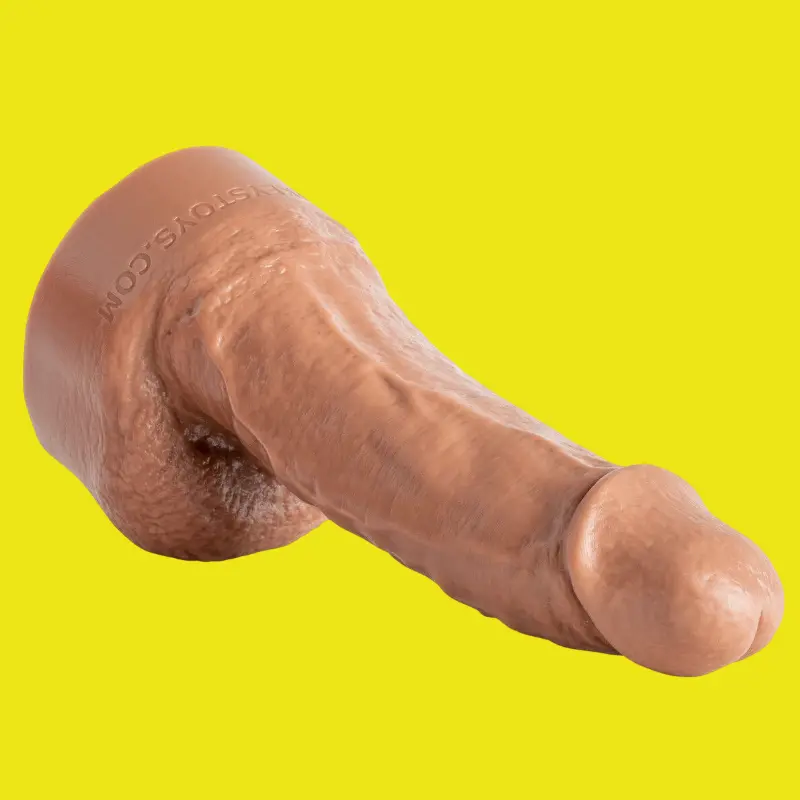 Hankey's Toys CockMaker Realistic Silicone Dildo, 4 sizes | Dark-Ink