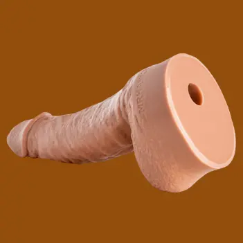 Hankey's Toys CockMaker Realistic Silicone Dildo, 4 sizes | Dark-Ink