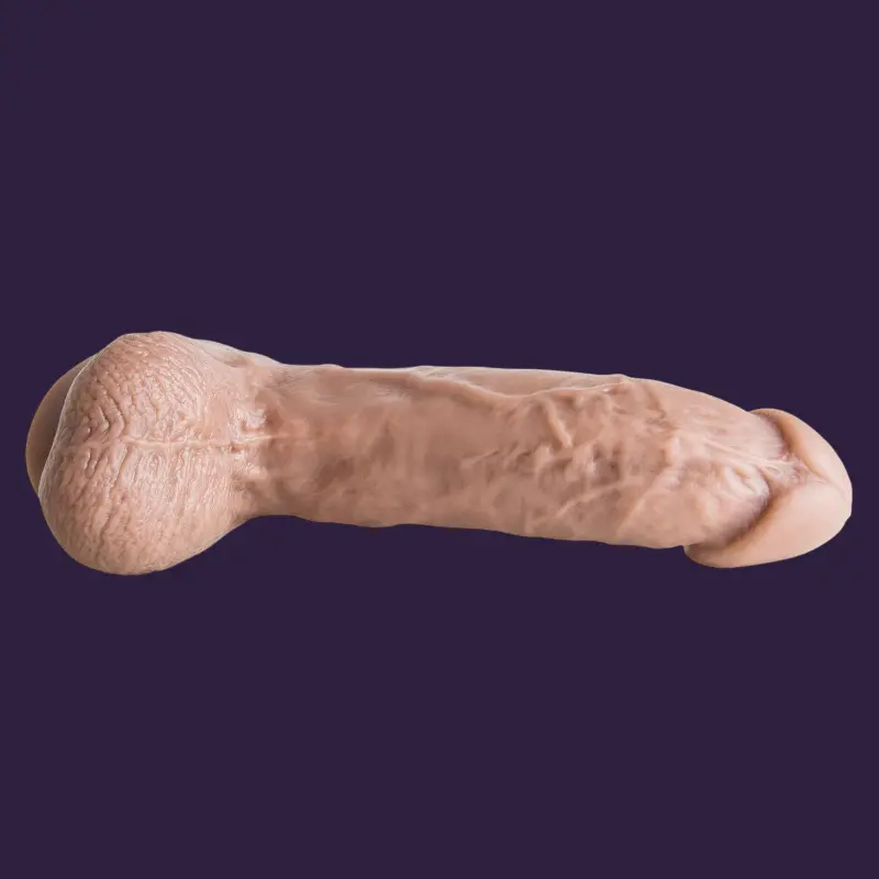 Hankey's Toys Cyrus King Realistic Dildo, lifecast 4 sizes | Dark-Ink