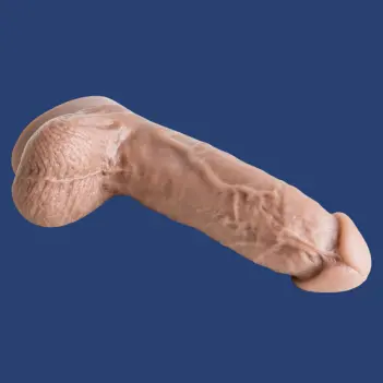 Hankey's Toys Cyrus King Realistic Dildo, lifecast 4 sizes | Dark-Ink