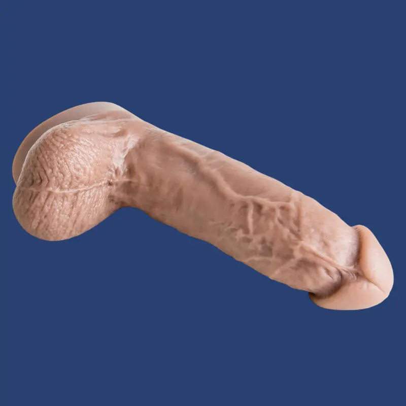 Hankey's Toys Cyrus King Realistic Dildo, lifecast 4 sizes | Dark-Ink