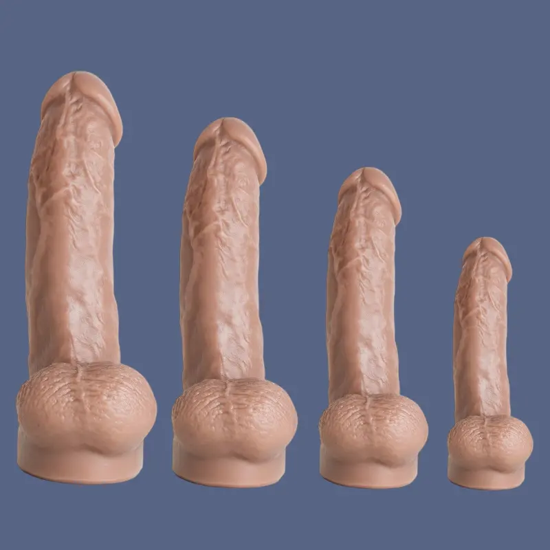 Hankey's Toys Cyrus King Realistic Dildo, lifecast 4 sizes | Dark-Ink