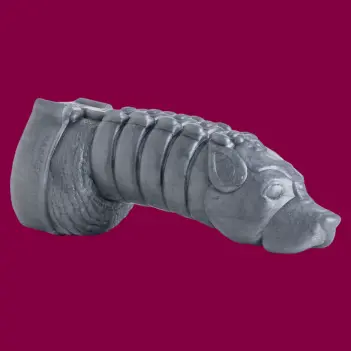 Dildo jaula de castidad Teddy Bryce Hankey's Toys, 4 tallas | Dark-Ink