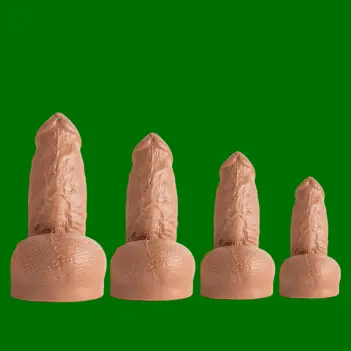 Dildo realista Thicky Nicky Hankey's Toys, grosor, 4 tallas | Dark-Ink