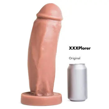 Dildo fantasy Xxxplorer Hankey's Toys, rebord plus large | Dark-Ink