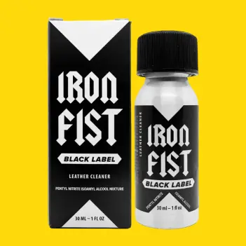 Pentyl Poppers Iron Fist Black Label 24ml: hybrid PWD | Dark-Ink
