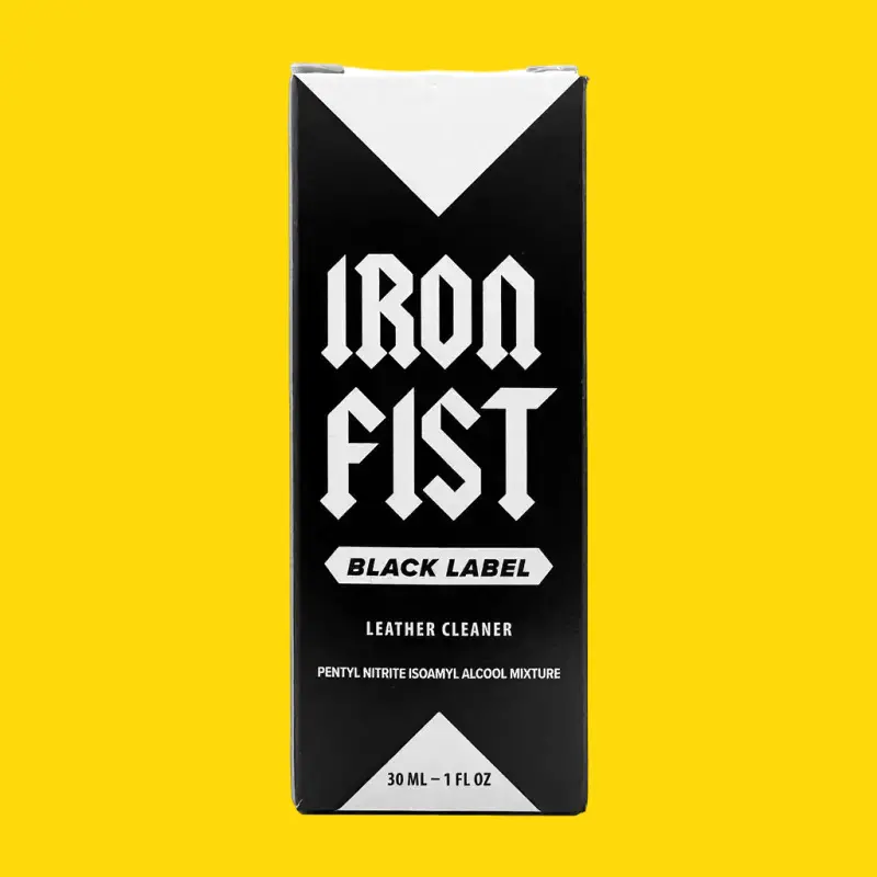 Pentyl Poppers Iron Fist Black Label 24ml: hybrid PWD | Dark-Ink