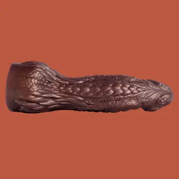 Hankey's Toys Dildos & Dragons Fantasy-Dildo, Schuppen | Dark-Ink