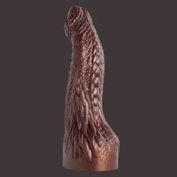 Hankey's Toys Dildos & Dragons Fantasy-Dildo, Schuppen | Dark-Ink