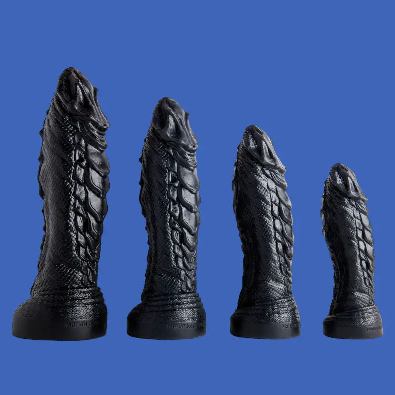 Dildo fantasy Dragon Hankey's Toys, écailles 5 tailles | Dark-Ink