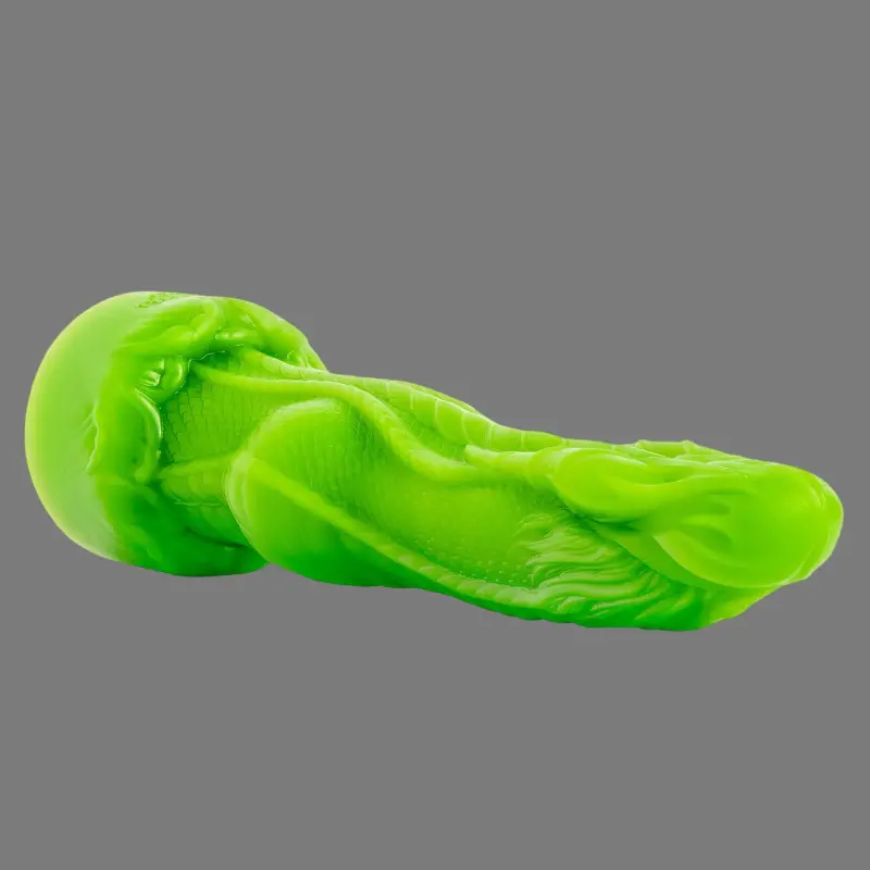 Dildo fantasy Knaughty Dragon Hankey's Toys, nudo basal | Dark-Ink