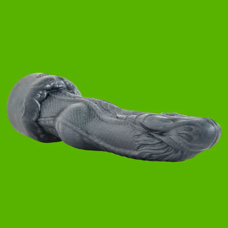 Dildo fantasy Knaughty Dragon Hankey's Toys, nudo basal | Dark-Ink