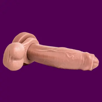 Dildo realista El Rey Hankey's Toys, más ancho en el centro | Dark-Ink