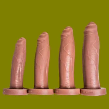 Gode réaliste El Rey Hankey's Toys, plus large au milieu | Dark-Ink
