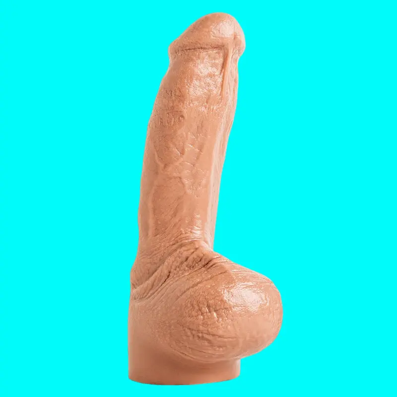 Gode réaliste Ethan Sinns Hankey's Toys, lifecast veiné | Dark-Ink