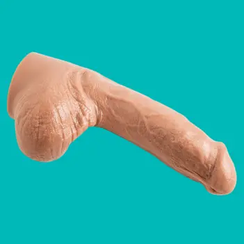 Gode réaliste Ethan Sinns Hankey's Toys, lifecast veiné | Dark-Ink