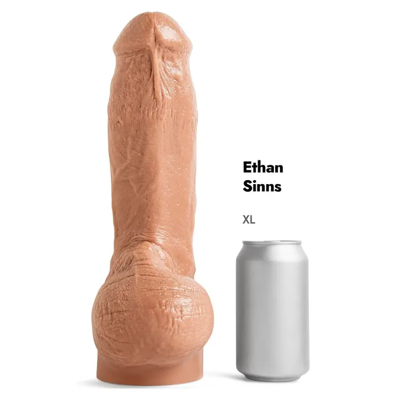 Gode réaliste Ethan Sinns Hankey's Toys, lifecast veiné | Dark-Ink