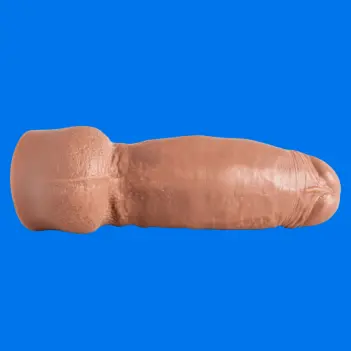 Hankey's Toys The Mikey Uncut Realistic Dildo, 4 sizes | Dark-Ink