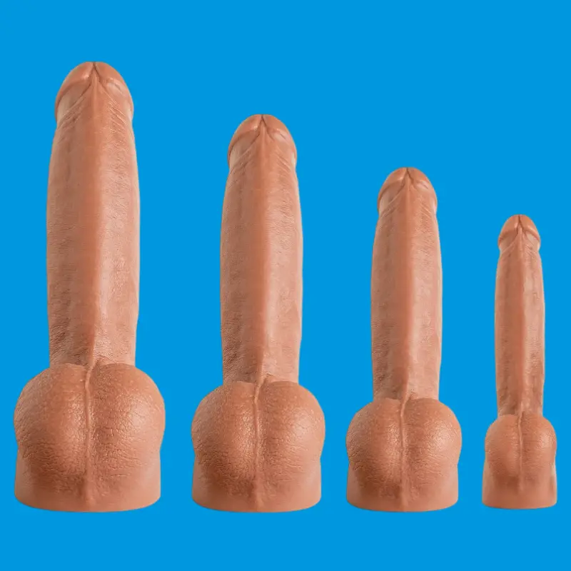 Hankey's Toys The Perfect Penis Realistic Dildo, AI fit | Dark-Ink