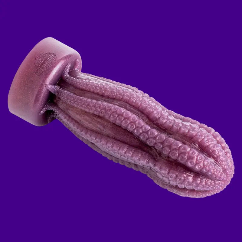 Hankey's Toys Hentai Fantasy Dildo, platinum silicone | Dark-Ink
