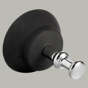 Ventouse pour dildo Hankey's Toys, silicone 4", embout alu | Dark-Ink