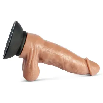 Ventouse pour dildo Hankey's Toys, silicone 4", embout alu | Dark-Ink