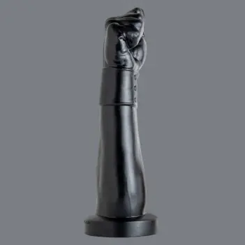 Hankey's Toys Gut Puncher Fisting Dildo, waisted 3 sizes | Dark-Ink