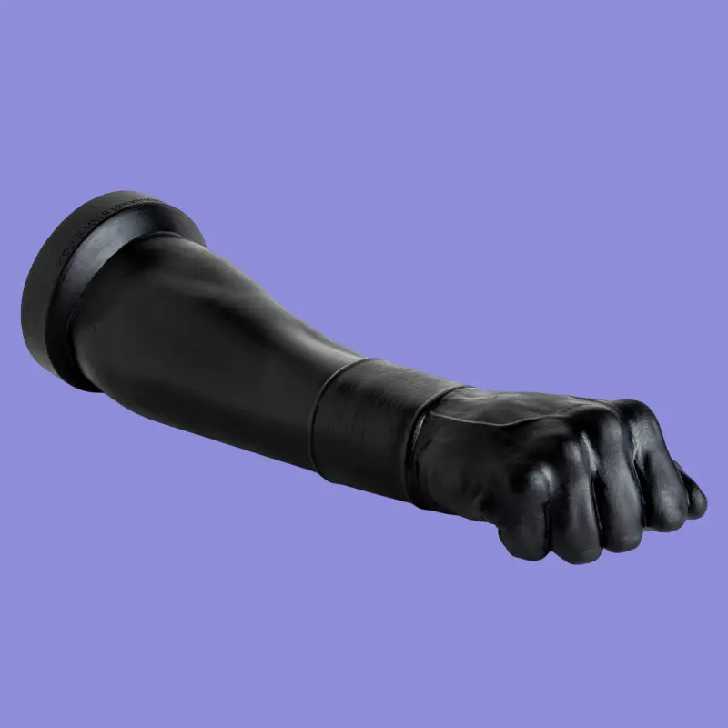 Hankey's Toys Gut Puncher Fisting Dildo, waisted 3 sizes | Dark-Ink
