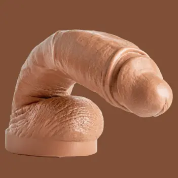 Hankey's Toys Ray Diesel Realistic Dildo, lifecast, harness | Dark-Ink