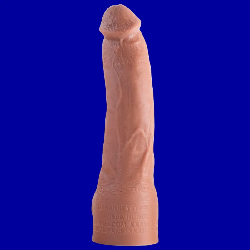 Hankey's Toys Jack Hunter Realistic Dildo, lifecast 4 sizes | Dark-Ink