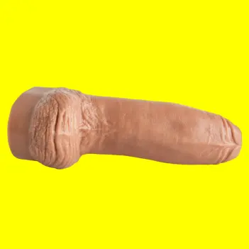Hankey's Toys Machoman Realistic Dildo, uncut lifecast | Dark-Ink