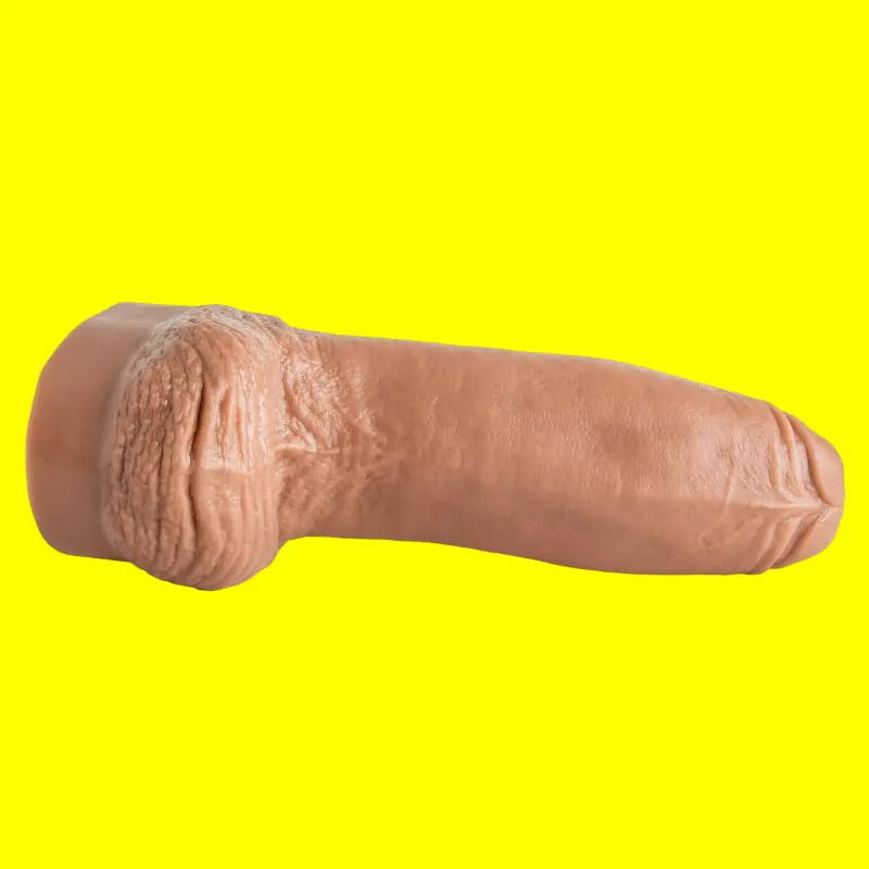 Hankey's Toys Machoman Realistic Dildo, uncut lifecast | Dark-Ink