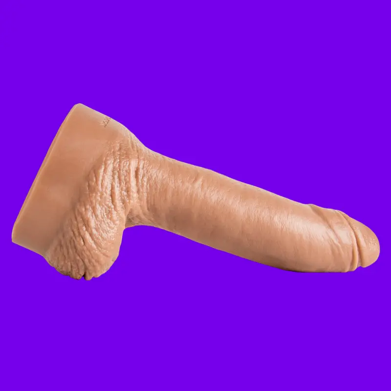 Hankey's Toys Machoman Realistic Dildo, uncut lifecast | Dark-Ink
