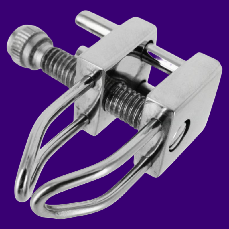Stainless Steel Nose Bondage Hook – Adjustable Nose Shackle Restraint