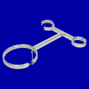 DARKLINE Luxury Heavy Duty Hals-Handgelenk-Fessel Bondage | Dark-Ink