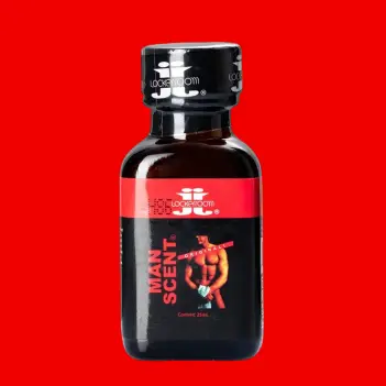 Poppers Manscent Retro Pentyl 25ml flacon rétro Lockerroom | Dark-Ink