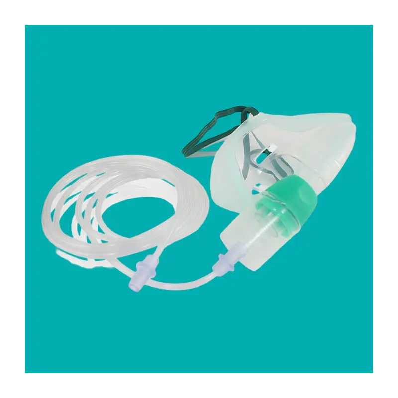 Masque inhalateur ZENN souple, tuyau de connexion inclus | Dark-Ink