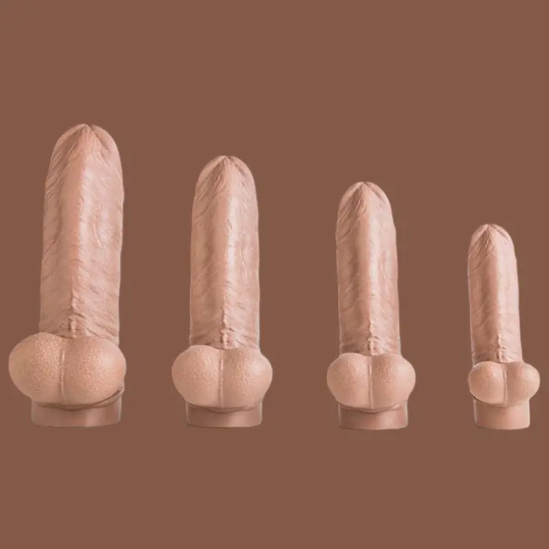 Hankey's Toys Latin Lover realistischer Dildo, Penisring | Dark-Ink