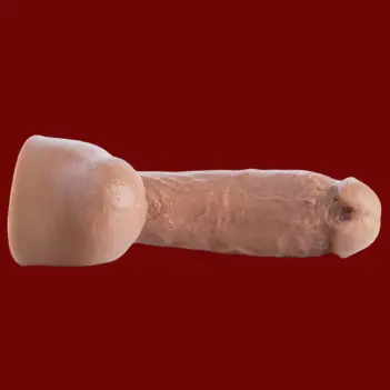 Hankey's Toys Isaac X Realistic Dildo, 4 sizes up to 4XL | Dark-Ink