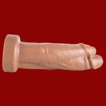 Hankey's Toys Three Amigos Triple Dildo, 4 firmness levels | Dark-Ink