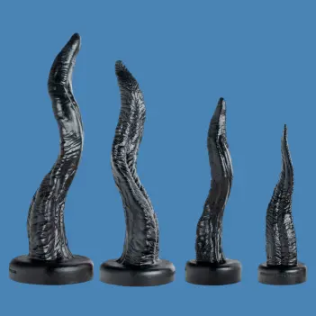 Dildo fantasy Venomous Tongue Hankey's Toys, arnés | Dark-Ink