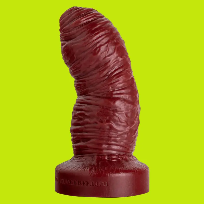 Hankey's Toys HungerFF Prolapse Dildo, life cast, 4 sizes | Dark-Ink