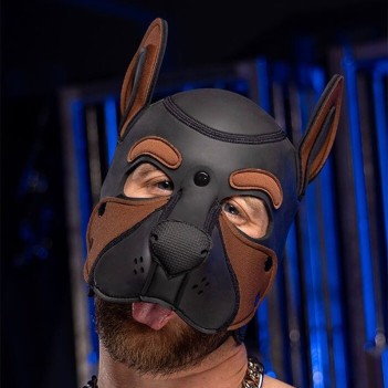 Neo frisky pup hood Brown